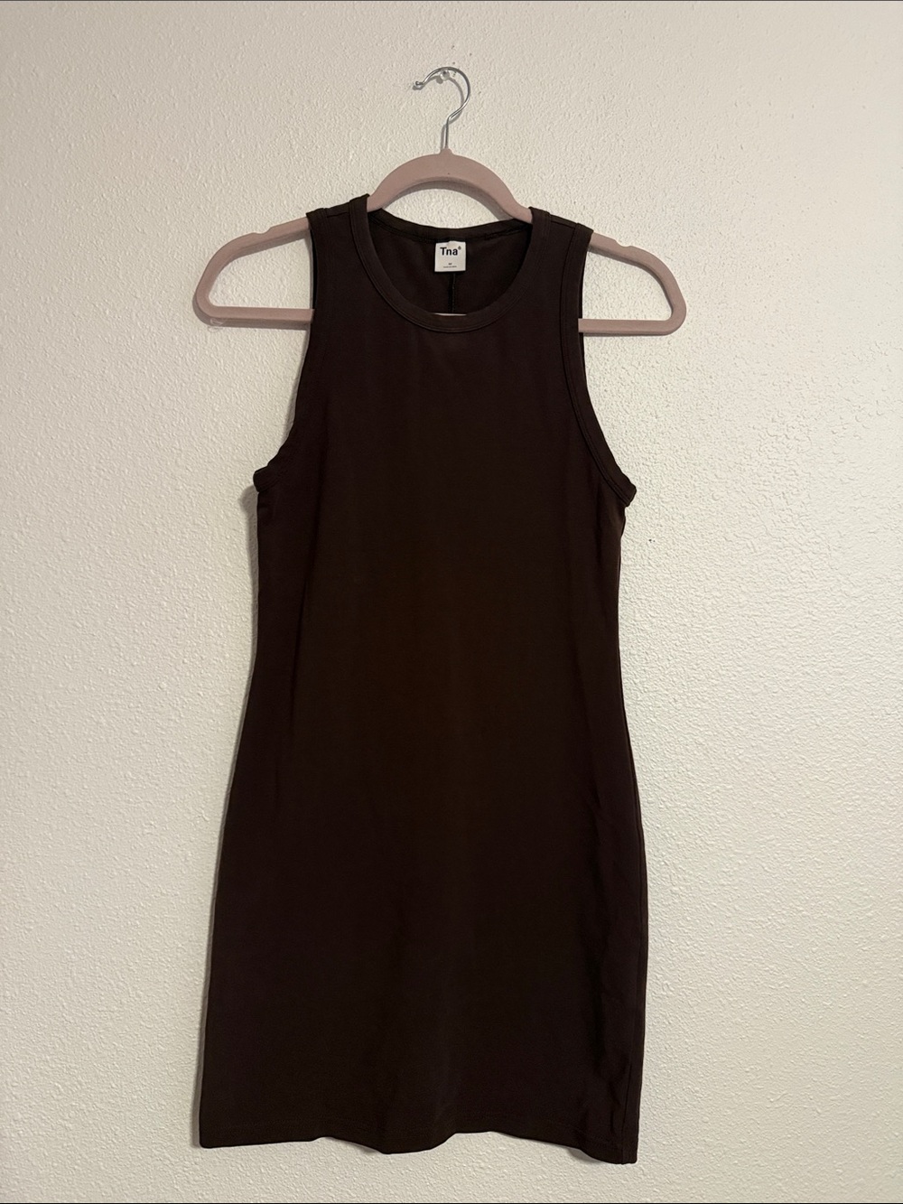 Aritzia Tna Queens Dress in Rich Mocha Brown